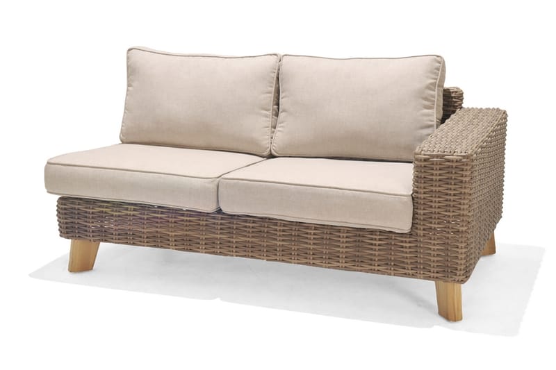 Bahamas 2-seter Sofa Venstre - Beige - Lounge sofa - Balkongsofaer - Utesofa