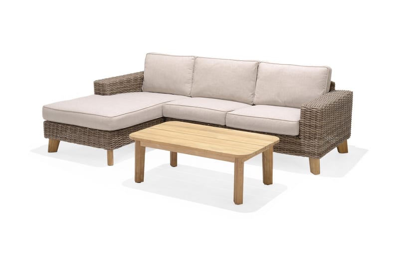 Bahamas 2-seter Sofa Venstre - Beige - Hagemøbler - Loungemøbler - Lounge sofa