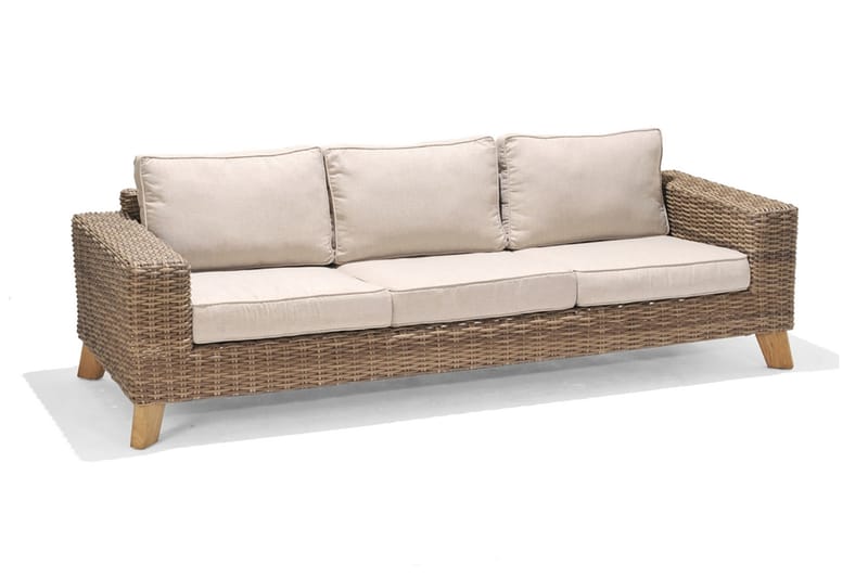 Bahamas 3-seter Sofa - Beige - Lounge sofa - Utesofa