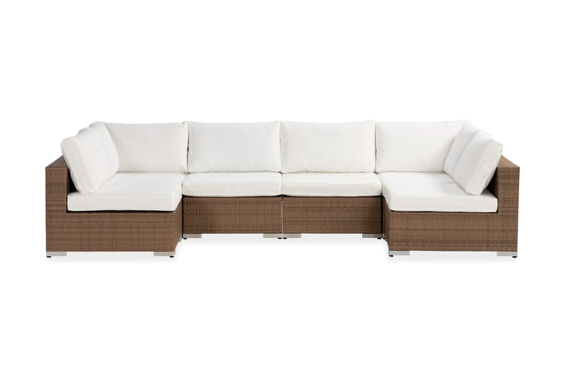 Bahamas Dobbeldivan - Kunstrotting Sand - Hagemøbler - Loungemøbler - Lounge sofa