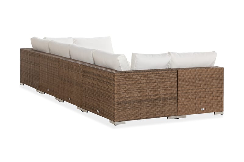 Bahamas Dobbeldivan - Kunstrotting Sand - Hagemøbler - Loungemøbler - Lounge sofa