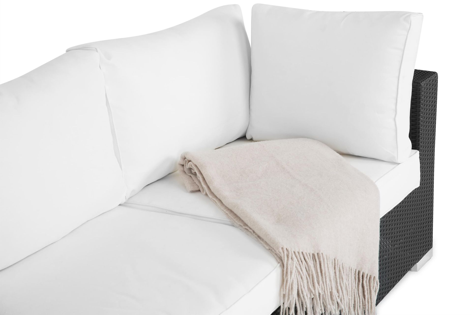 Bahamas Loungesofa 3 seter - Svart - Hagemøbler - Loungemøbler - Lounge sofa