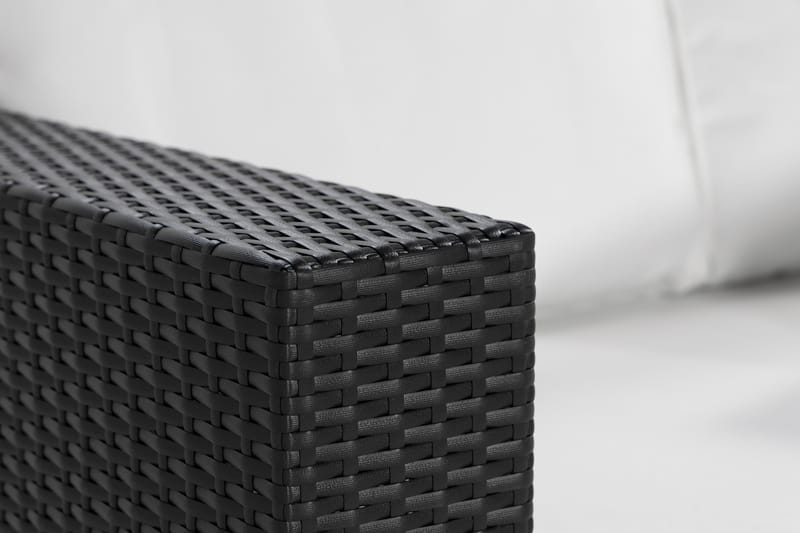 Bahamas Loungesofa 4-seter - Svart - Hagemøbler - Loungemøbler - Lounge sofa