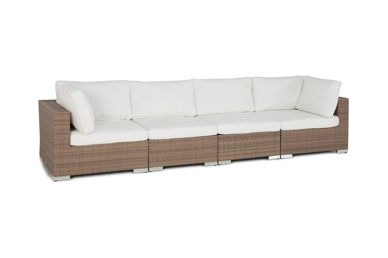 Bahamas Loungesofa 4 Pers - Sand - Hagemøbler - Loungemøbler - Lounge sofa