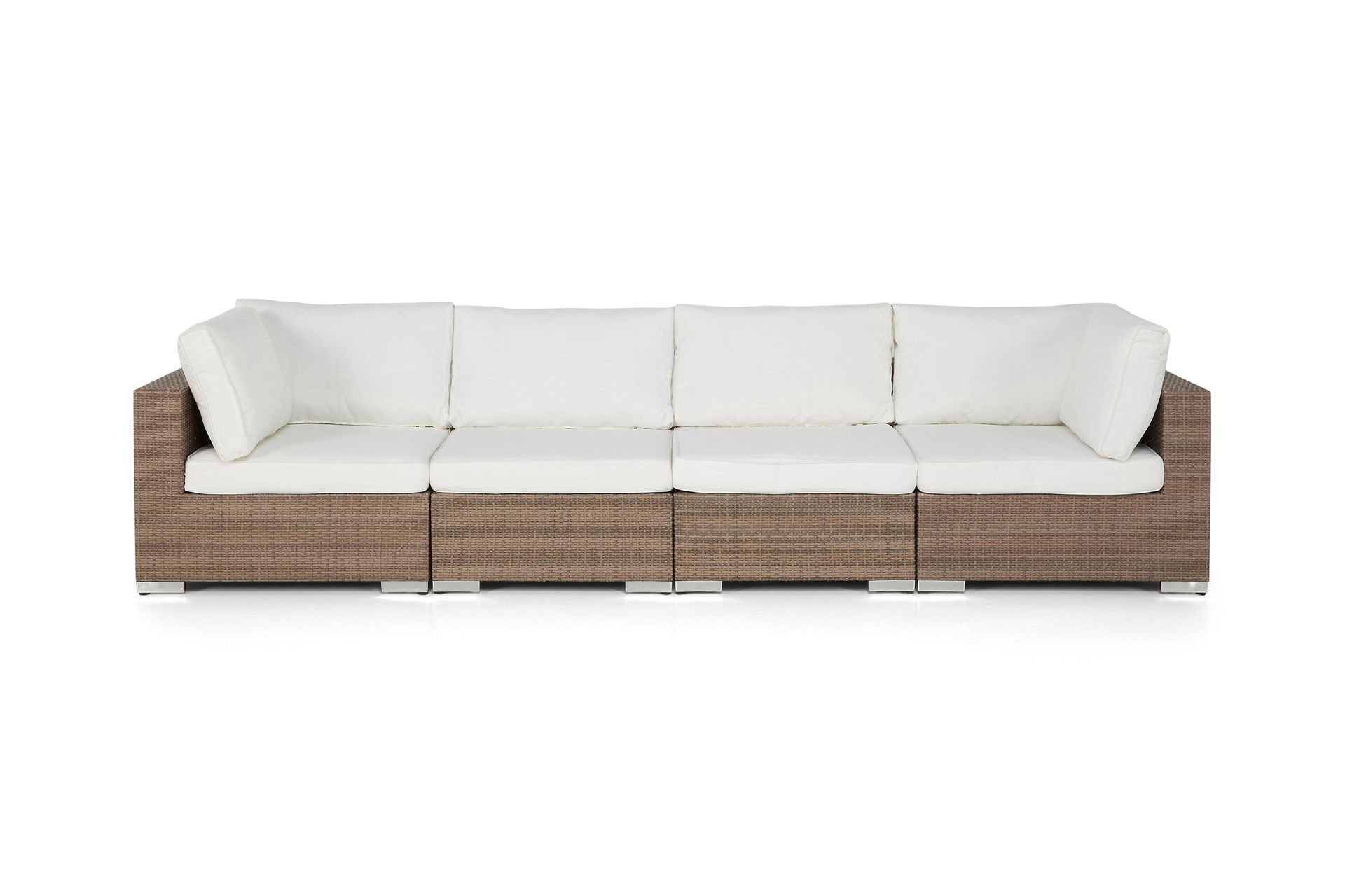Bahamas Loungesofa 4 Pers - Sand - Hagemøbler - Loungemøbler - Lounge sofa