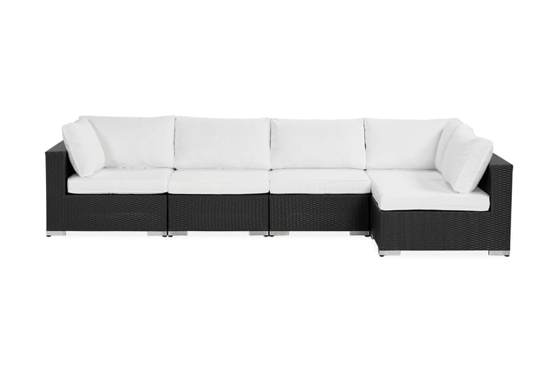 Bahamas Loungesofa 5 Seter - Svart - Hagemøbler - Loungemøbler - Lounge sofa