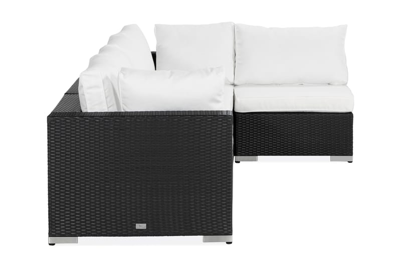 Bahamas Loungesofa 5 Seter - Svart - Hagemøbler - Loungemøbler - Lounge sofa