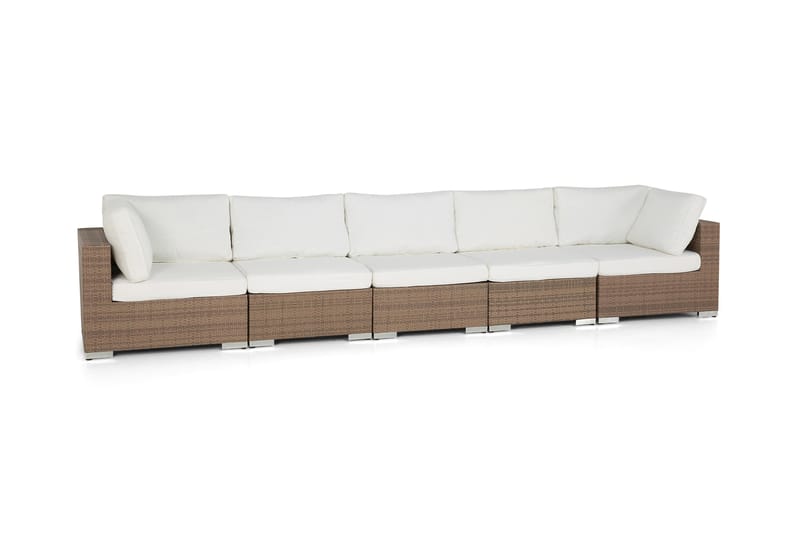 Bahamas Loungesofa 5 Pers - Sand - Hagemøbler - Loungemøbler - Lounge sofa