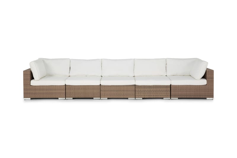 Bahamas Loungesofa 5 Pers - Sand - Hagemøbler - Loungemøbler - Lounge sofa