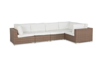 Bahamas Loungesofa 5 Pers - Sand - Hagemøbler - Loungemøbler - Lounge sofa