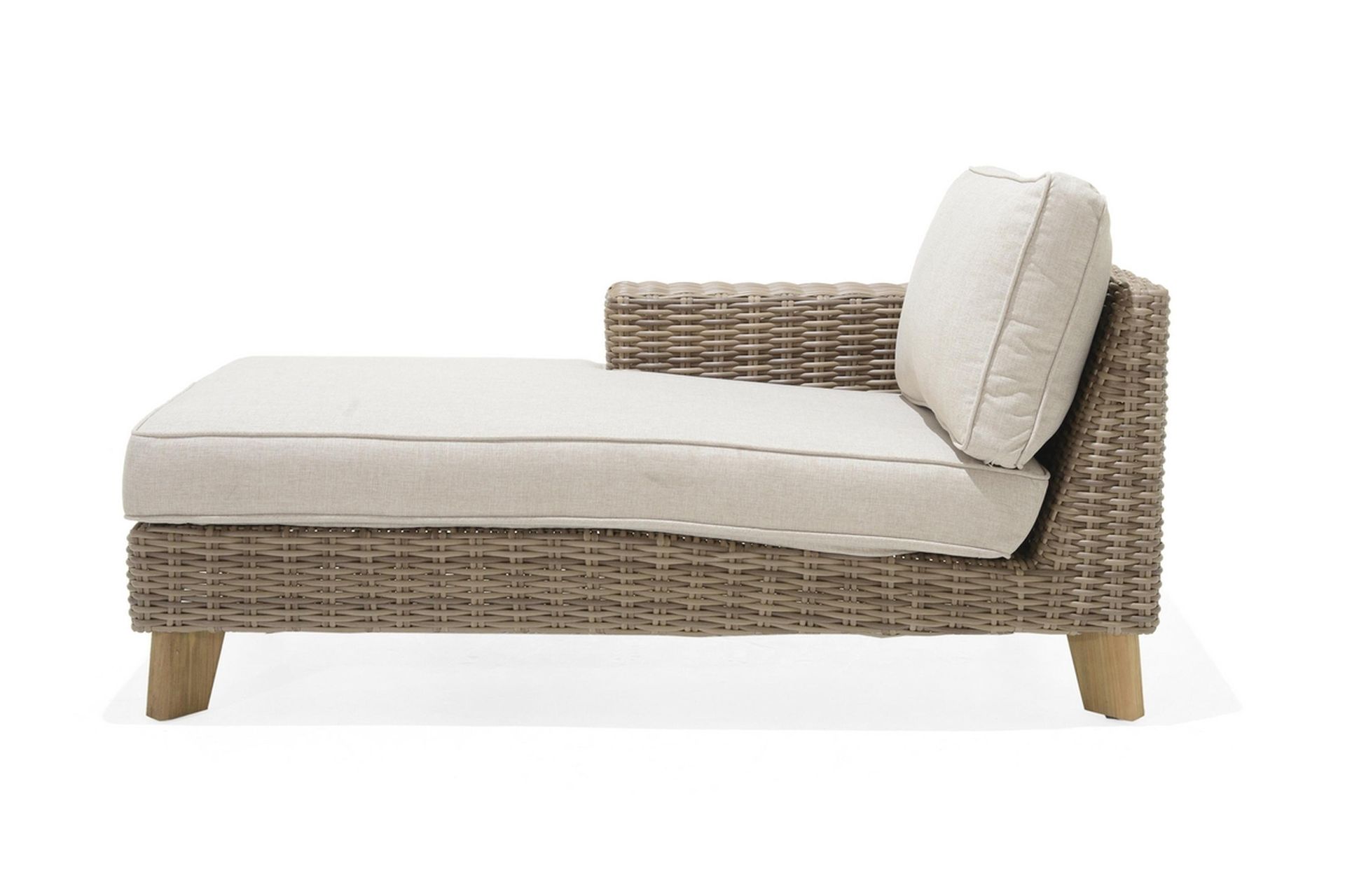Bahamas Sofa med Armlene Høyre - Beige - Hagemøbler - Loungemøbler - Lounge sofa