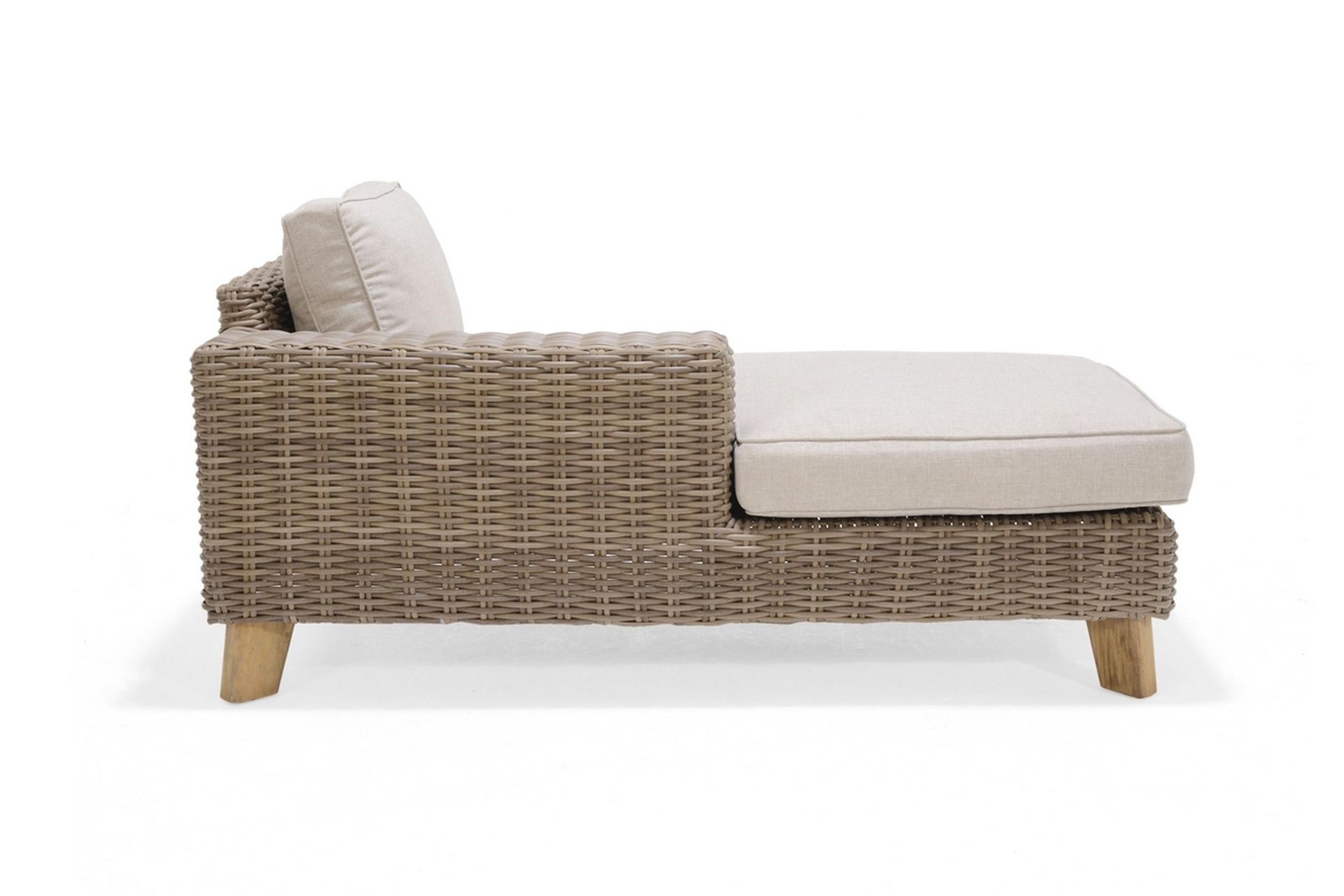 Bahamas Sofa med Armlene Høyre - Beige - Hagemøbler - Loungemøbler - Lounge sofa