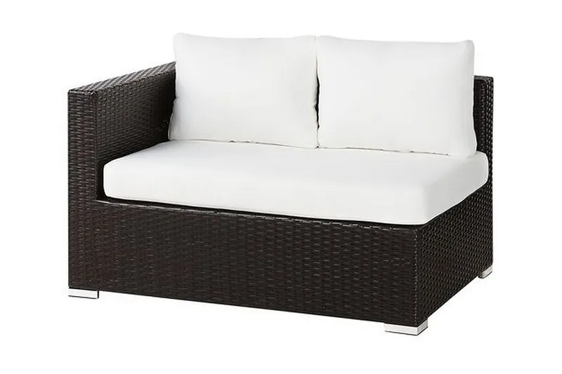 Calizza Loungegruppe Kunstrotting - Brun - Hagemøbler - Loungemøbler - Lounge sofa