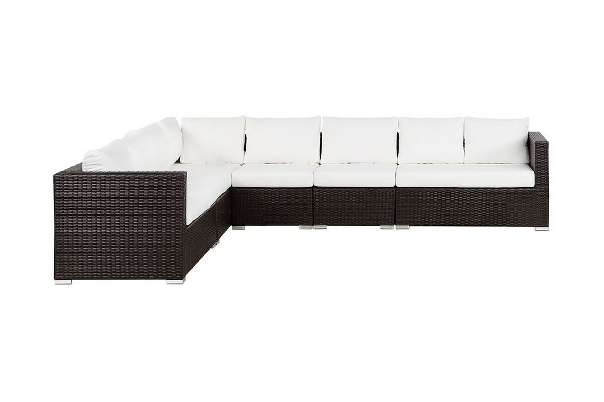Calizza Loungegruppe Kunstrotting - Brun - Hagemøbler - Loungemøbler - Lounge sofa