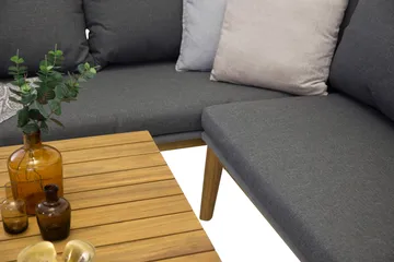 Chania Hjørnesofa - Grå - Hagem øbler - Loungemøbler - Sofagruppe utendørs