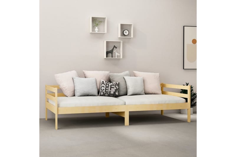 Dagseng heltre furu 90x200 cm - Brun - Utesofa - Lounge sofa