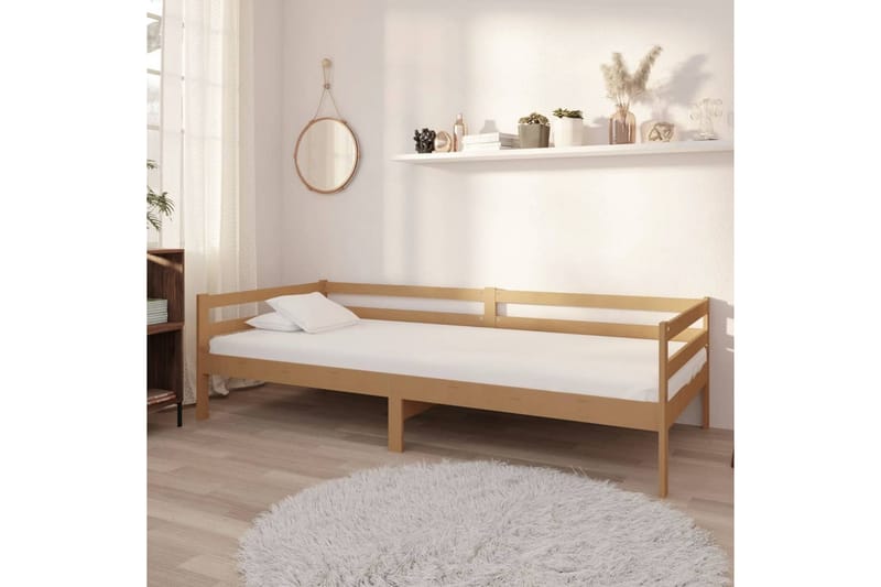 Dagseng honningbrun heltre furu 90x200 cm - Brun - Lounge sofa - Utesofa