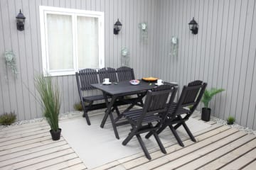 Delpino Sofa - Kaffesvart - Hagemøbler - Loungemøbler - Lounge sofa