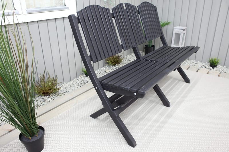 Delpino Sofa - Kaffesvart - Hagemøbler - Loungemøbler - Lounge sofa