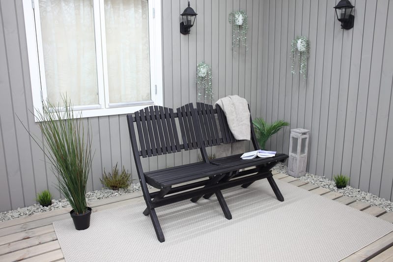 Delpino Sofa - Kaffesvart - Hagemøbler - Loungemøbler - Lounge sofa