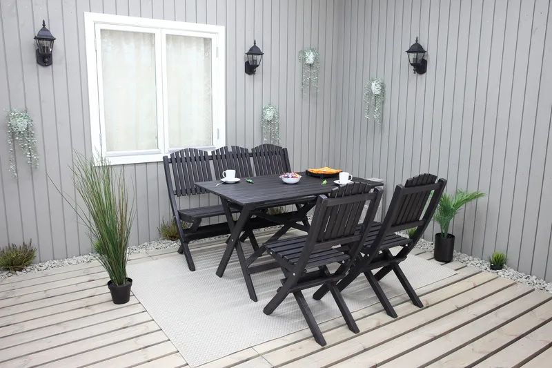 Delpino Sofa - Kaffesvart - Hagemøbler - Loungemøbler - Lounge sofa