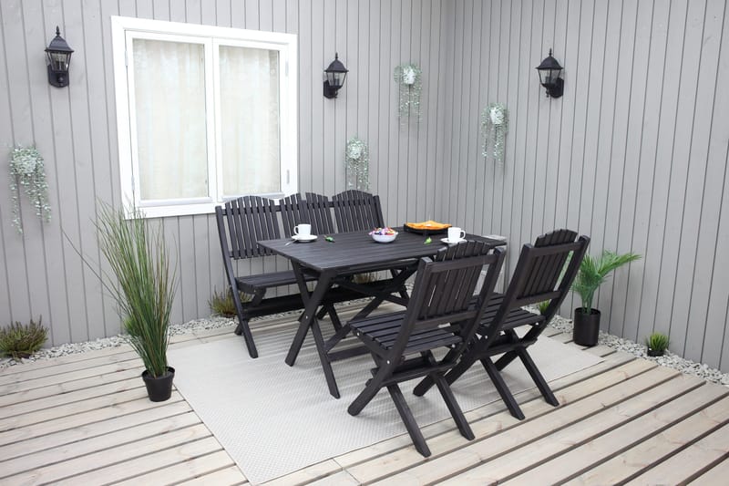 Delpino Sofa - Kaffesvart - Hagemøbler - Loungemøbler - Lounge sofa