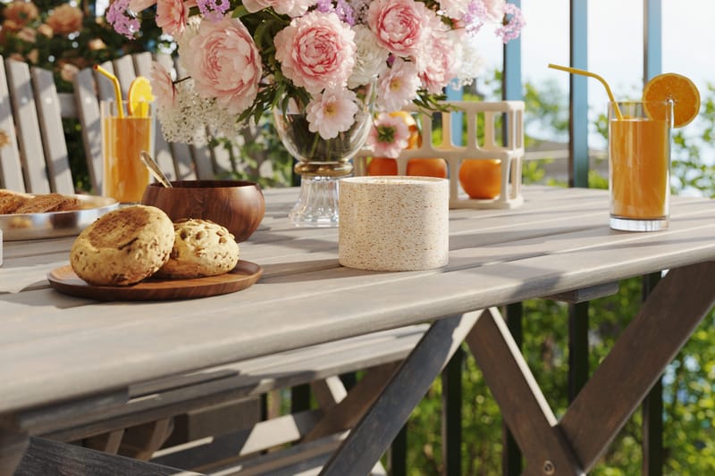 Delpino Sofagruppe - Grå - Hagemøbler - Hagegruppe - Spisegrupper hage