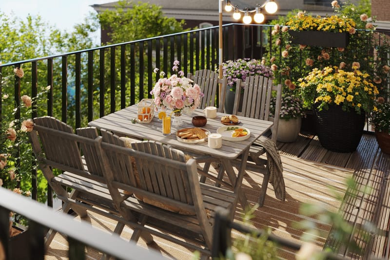 Delpino Sofagruppe - Grå - Hagemøbler - Loungemøbler - Lounge sofa