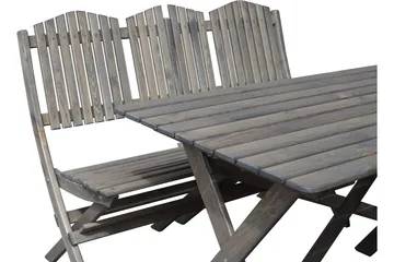 Delpino Sofagruppe - Grå - Hagemøbler - Hagegruppe - Spisegrupper hage