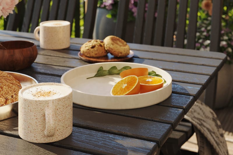 Delpino Sofagruppe - Kaffesvart - Hagemøbler - Hagegruppe - Spisegrupper hage