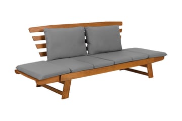 Digloria Hagesofa - Tre/Natur - Hagemøbler - Loungemøbler - Lounge sofa
