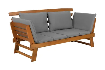 Digloria Hagesofa - Tre/Natur - Hagemøbler - Balkong - Balkongmøbler - Balkongsofaer