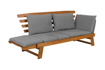 Digloria Hagesofa - Tre/Natur - Hagemøbler - Balkong - Balkongmøbler - Balkongsofaer