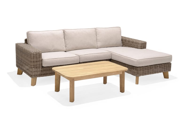 hamas Sofa med Armlene Venstre - Beige - Lounge sofa - Utesofa