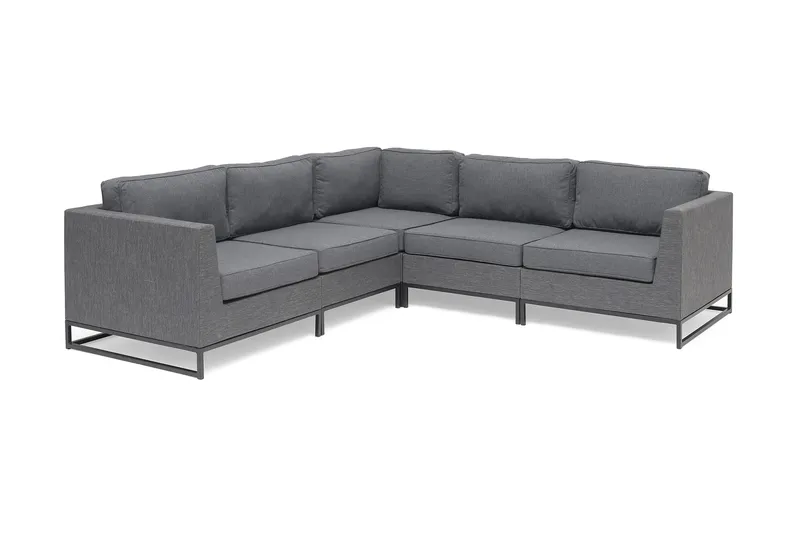 Hillerstorp Adelshamn hjørnesofa utendørs - Grå - Hage - Utemiljø - Veranda & terrasse - Verandamøbler