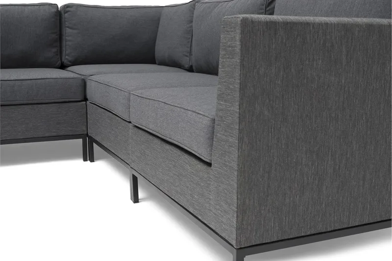 Hillerstorp Adelshamn hjørnesofa utendørs - Grå - Hage - Utemiljø - Veranda & terrasse - Verandamøbler