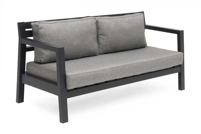 Hillerstorp Stoltö Lounge Sofa, Grå|Svart