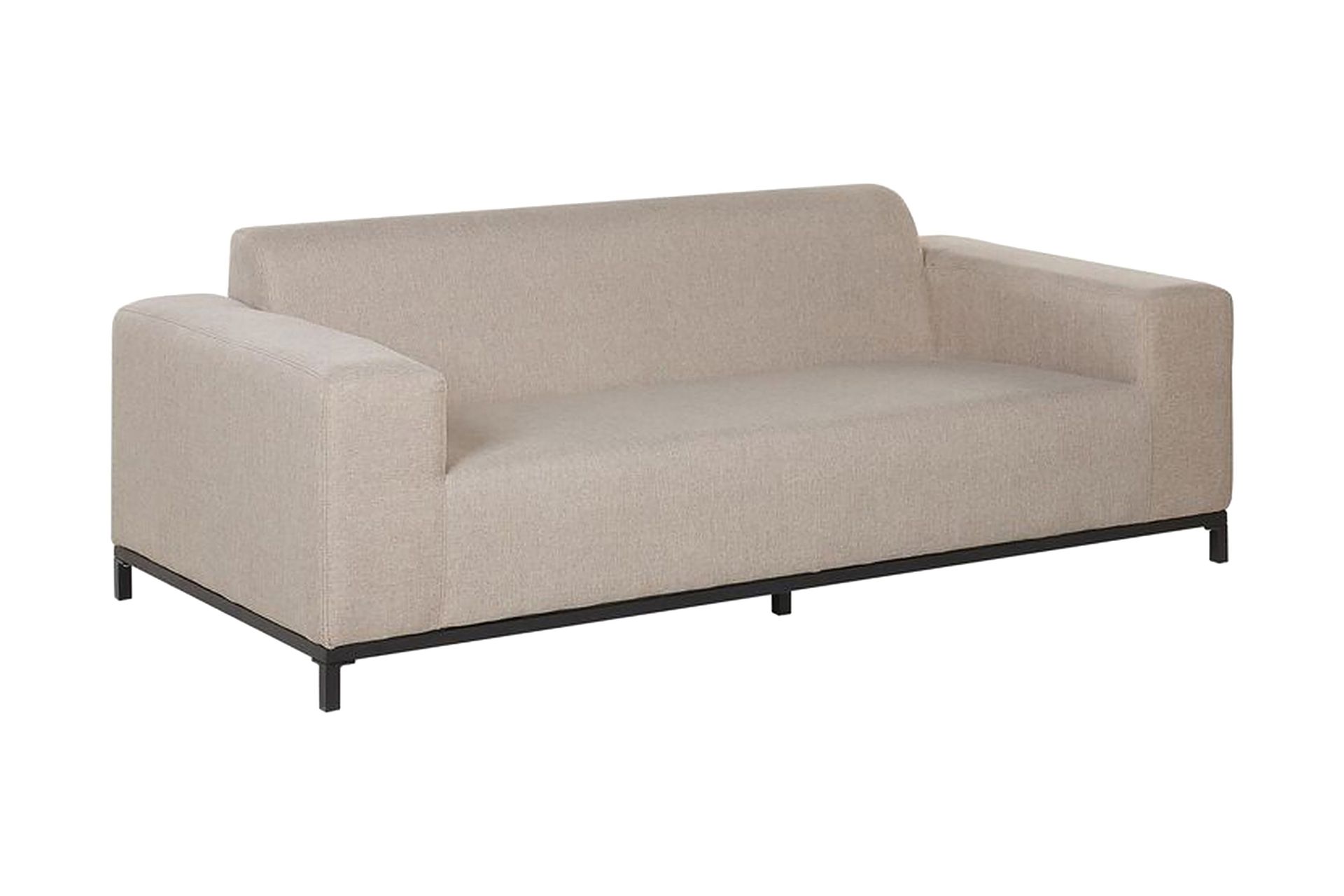 Hughen 3-seters Sofa - Beige / Svart
