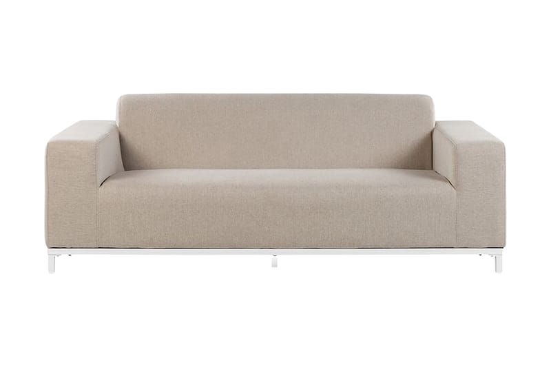 Hughen 3-seters sofa - Beige - Lounge sofa - Utesofa