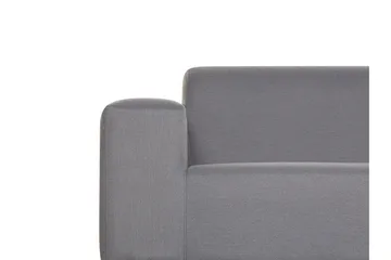 Hughen 3-seters Soffa - Grå/Svart - Hagemøbler - Loungemøbler - Lounge sofa
