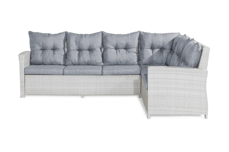 James Hjørnesofa Høyre - Hvit - Hagemøbler - Loungemøbler - Lounge sofa