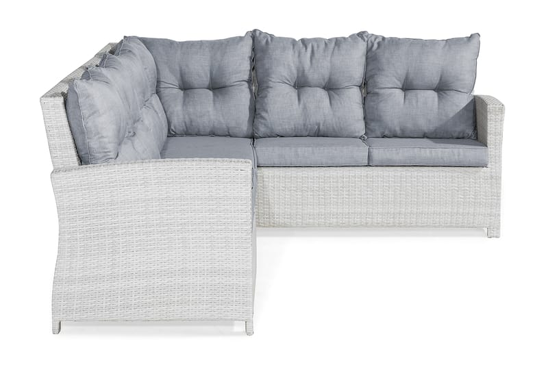 James Hjørnesofa Høyre - Hvit - Hagemøbler - Loungemøbler - Lounge sofa