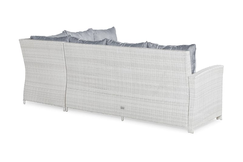 James Hjørnesofa Høyre - Hvit - Hagemøbler - Loungemøbler - Lounge sofa