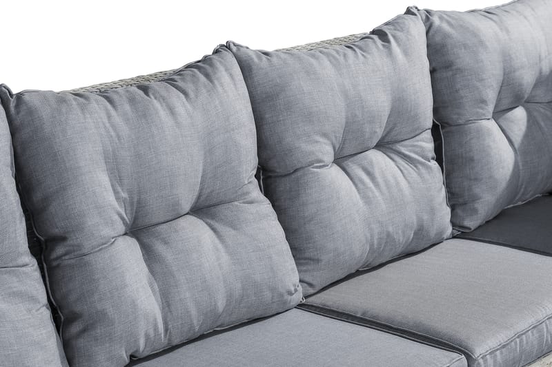 James Hjørnesofa Høyre - Hvit - Hagemøbler - Loungemøbler - Lounge sofa