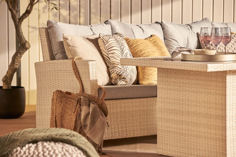 James Hjørnesofa Høyre - Hvit - Hagemøbler - Loungemøbler - Lounge sofa
