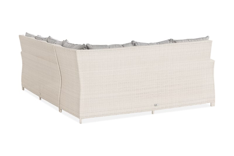 James Hjørnesofa Venstre - Hvit - Hagemøbler - Loungemøbler - Lounge sofa