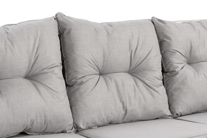 James Hjørnesofa Venstre - Hvit - Hagemøbler - Loungemøbler - Lounge sofa