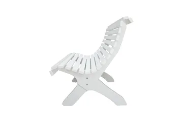 Norvald Hagebenk 140 cm - Hvit - Hagemøbler - Utesofa - Benker