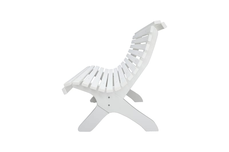 Norvald Hagebenk 140 cm - Hvit - Hagemøbler - Loungemøbler - Lounge sofa