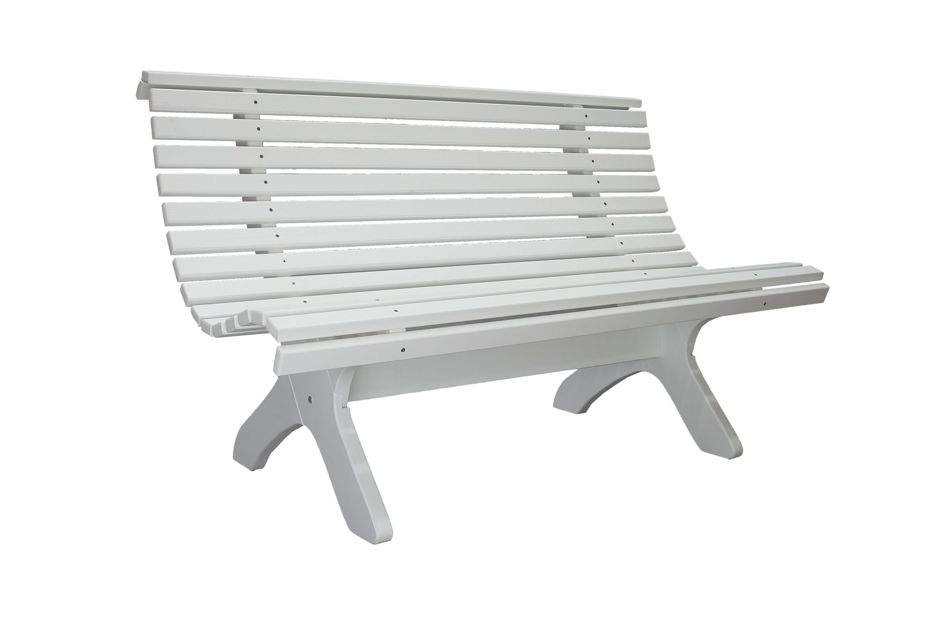 Norvald Hagebenk 140 cm - Hvit